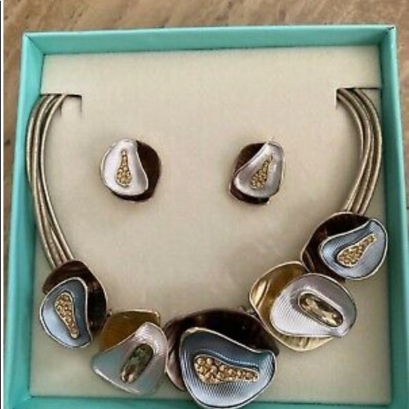 AMYJANE Jewelry Set - Spring Leaf Floral Boho - Picture 1 of 6